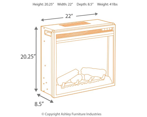 Dorrinson 60" TV Stand with Electric Fireplace